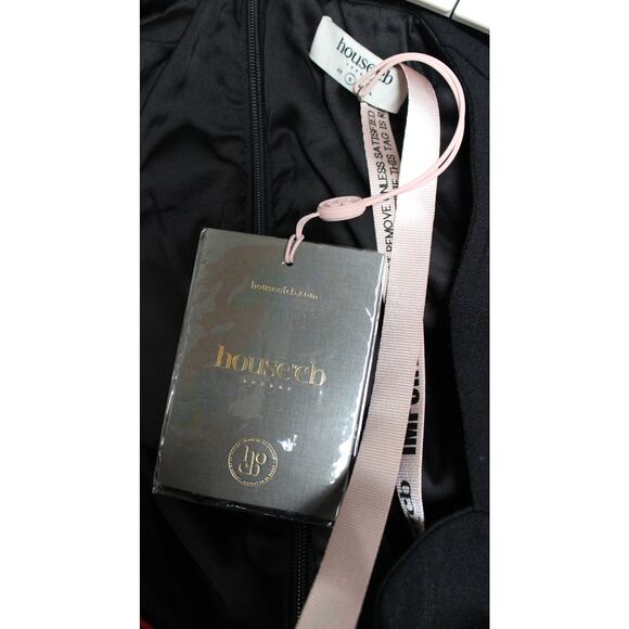 NWT House of CB Elize Black Cutout Mini Dress Size Small - Picture 5 of 5